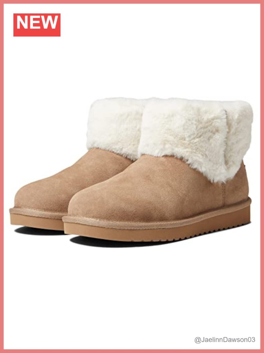 Koolaburra Women's Suede Ankle Boots with Faux Fur Lining